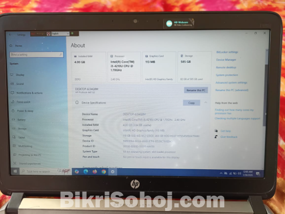 Hp Probook 440 G2 Core I5 Laptop